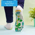 Acupressure Reflexology Socks for Women & Men Foot Massage Five Toe Separate Socks Cotton Reflexology Acupressure Charts & Rod Included; Relief Bo...