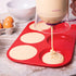 Mrs. Anderson's Baking 6-Cup Muffin Top Pan, Non-Stick European-Grade Silicone...