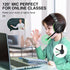 ShinePick Kids Headphones, Over-Ear Girls Boys Gaming Headphones with Microphone and Volume Control for Kids Teens Online School, Travel (Green)...