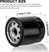 LOCOPOW Oil Filter Mule 4010 490652071 490652078 Replacement for Kawasaki Mule KAF400 600 610 KAF620 2510 3010 4010 Trans 4x4 & FD620D FD590V FD50...