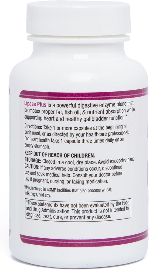 AST Enzymes Lipase-HP Plus – 90 Vegetarian Capsules - Digestive Enzymes for Fatty Foods – Keto Diet Digestive Enzyme Formula...