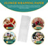 Artibetter Christmas Snowflake Tulle Roll Glittering Organza Gauze Ribbon 15cm 10Yards (White)...