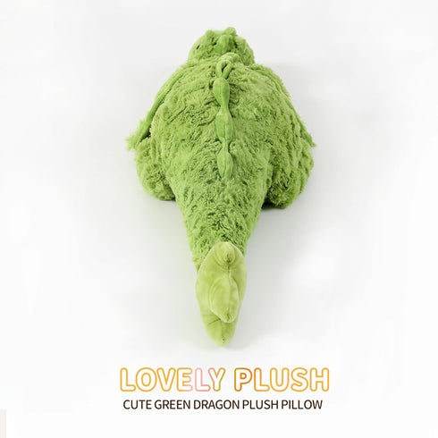 Dragon Stuffed Animal, 27 InchesPlush Dragon Toy for Kids, Cute Plushie Dragon, Green Dino...