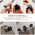 8 PCS 1" Free Punching Pastable Plate Caster with Stickers and Screws, Self Adhesive Swivel Wheels, 360° Rotation Universal Wheel, for Small Appli...