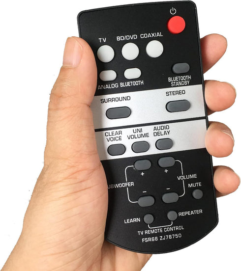 Replaced Remote FSR66 for Yamaha YAS-107 YAS-207 YAS 106 YAS-203 ATS-1070 ATS-1060 ATS-1030 ZJ78750 ATS1050 ATS-1050 YAS-105 YAS-103 ATS1080 YAS-1...