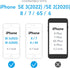 MANTO 2 Pack Screen Protector for iPhone SE 3 (2022), iPhone SE 2020, iPhone 8, iPhone 7, iPhone 6S/6 Full Coverage Tempered Glass Screen Protecto...