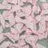 7Rainbows 50pcs Boutique Mini Pink Gingham Ribbon Bows Appliques DIY Craft for Sewing Scrapbooking Wedding and Gift...