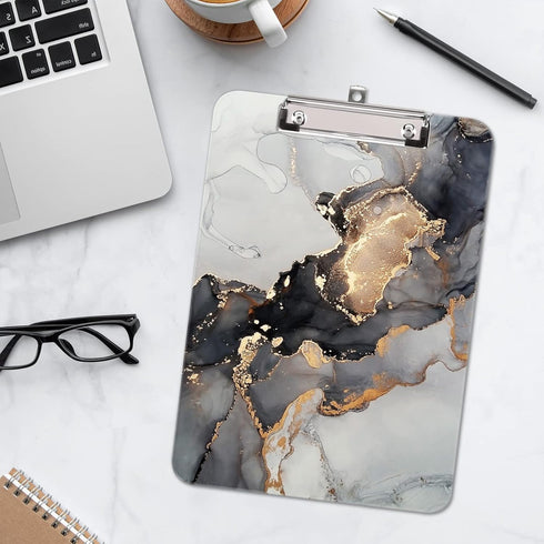 Hongri Plastic Clipboard, Standard A4 Letter Size Clip board for Students, Teacher, Kids, Low Profile Clip, Decorative Clipboards, Cute Clip board...