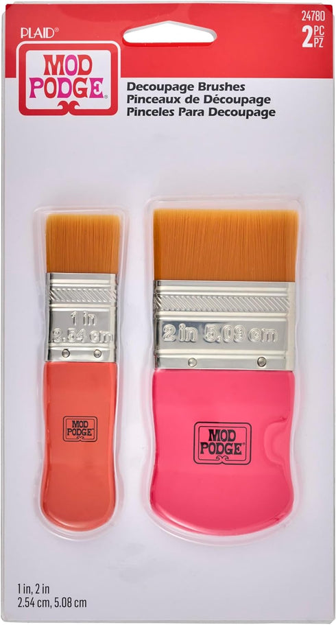 Mod Podge Brush Set, Small, Multicolor, 2 Count...