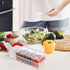 HANHAN Clear Seasoning Boxes 4 PCS, Messar Acrylic Spice Shakers Spice Jars Spice Pots Cruet Jars Condiment Bottles Kitchen Storage Containers wit...