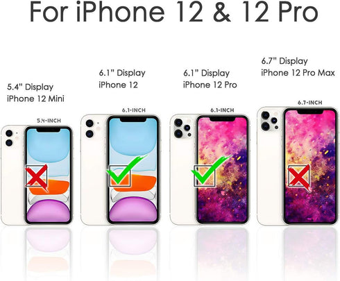 for iPhone 12, iPhone 12 Pro, Durable Protective Soft Back Case Phone Cover, HOT12033 Eiffel Tower Paris 12033...
