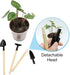 Andiker Mini Gardening Tools, 3pcs Portable Garden Hand Tools Set, Miniature Gardening Rake Trowel and Shovel for Seedlings, Bonsai, Succulents, H...