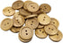 Olive Wood Buttons - 2 holes / 5 sizes - (12, 15, 18, 20 y 25 mm) - Manufactured in EUROPE (20 mm)...