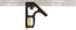 Johnson Level & Tool 400EM Professional Inch/Metric Metal Combination Square, 12", Silver, 1 Square...