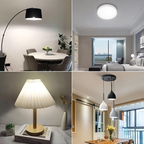 3 Way LED Light Bulbs 50 100 150W Equivalent, Daylight White 5000K 3 Way Light Bulbs, A19 Three Way Light Bulbs,E26 Base 3-Way Light Bulbs for Rea...