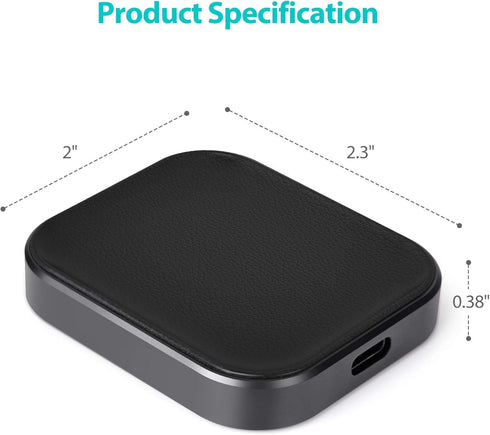 AirPods Pro Charger - Wireless Charging Station for AirPods 4 (withActive Noise Cancellation)/ 3rd/ 2rd, Black...