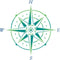 Compass Stencil, 14 x 14 inch (XL) - Ocean Nautical Seashore Wall Stencils for Painting Template...