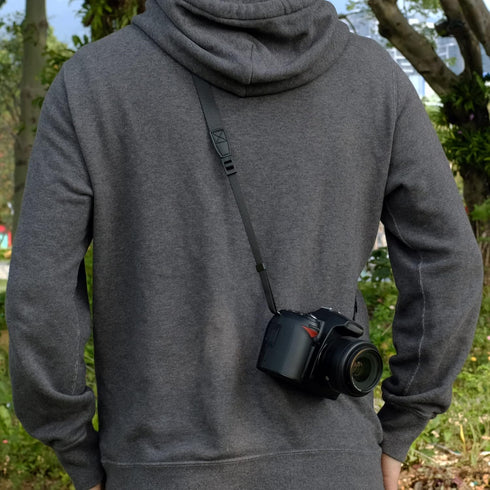 Film Camera Strap, Quick Release Slim Camera Strap for Mirrorless Camera SLR Medium DSLR Camera Black...