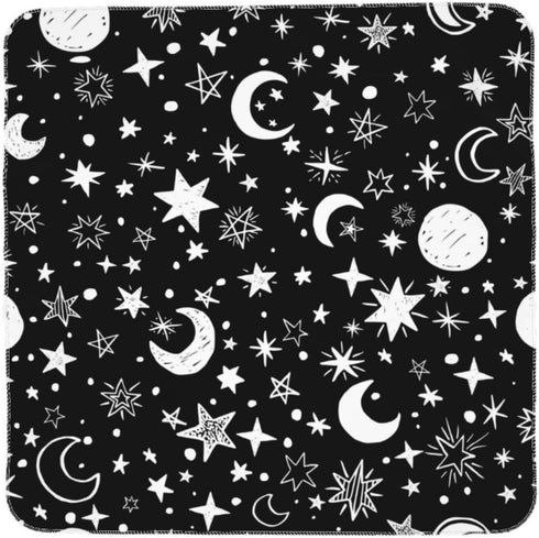 Moon and Stars BabyStuff Swaddle Blanket Newborn Space Baby Swaddling Blanket Cover Throw Wrap Blankets Soft Breathable for girls boys Baby Infant...