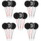 15pcs 2W 8 Ohm 28MM Mini Speaker Round Internal Magnet Speaker MP3 MP4 Player Speaker with 60MM Cable Length...
