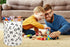 HIYAGON Large Sized Canvas Storage Baskets with Handle,Collapsible & Convenient Home Organizer Containers for Kids Toys,Baby Clothing(Letter)...