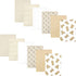 Hudson Baby Unisex Baby Cotton Flannel Burp Cloths Bundle, Teddy Bears, One Size...