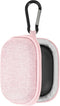 Geekria Shield Earbuds Case Compatible with Jabra Elite 10 Gen 2, 75t, 65t, Replacement Hard Shell Travel Carrying Bag with Carabiner Clip (Pink)...