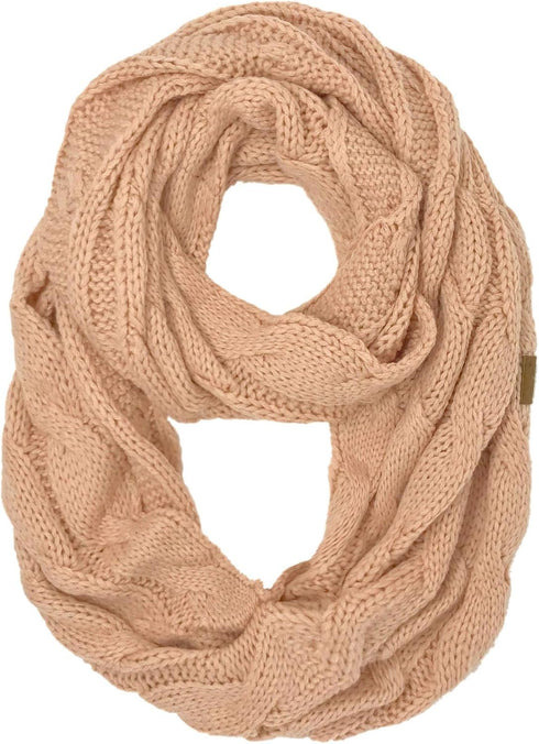 C.C CC Winter Soft Matching Unisex Chunky Knit Cowl Loop Infinity Scarf...