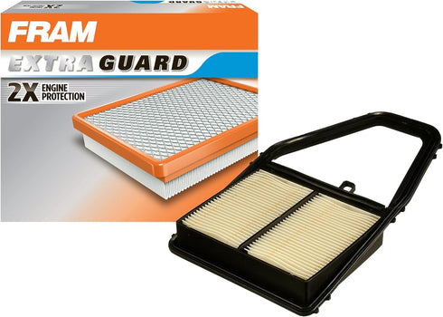 FRAM Extra Guard CA8911 Replacement Engine Air Filter for Select Acura EL and Honda Civic (1.7L) Models, Provides Up to 12 Months or 12,000 Miles ...
