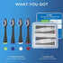 Brush Heads for Waterpik Complete Care 5.0/9.0 (4-Pack, Black)...