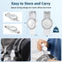 for Apple Watch Charger Portable, Magnetic Wireless iWatch Charger USB C & USB A Fast Charging Cordless Travel Charger Compatible with iWatch Ultr...