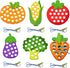 6 Pcs Lacing Toy Toddlers, Vegetable Wooden Threading Toys, Educational and Learning Montessori Activity Baby and Kids, Fine Motor Skill Toys, Pum...