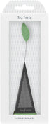 Tea Forte Icon Stainless Steel Loose Leaf Tea Infuser, Extra Fine Strainer with Silicone Leaf and Base...