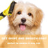 Pet Dematting Comb - 2 Sided Undercoat Rake for Cats & Dogs - Safe Grooming Tool for Easy Mats & Tangles Removing - Medium and Long Haired Cats Do...
