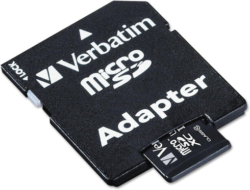 Verbatim 64GB Premium MicroSDXC Memory Card with Adapter, UHS-I V10 U1 Class 10 (44084)...