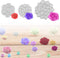 3Pcs 3D Spiral Flowers Metal Cutting Dies for Card Making, Mini Layered Rose Flowers Stencil Template Molds Embossing Tool Die Cuts for DIY Scrapb...