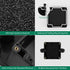 ABS IP67 Waterproof Dustproof Electrical Junction Box, with 15A 600V Barrier Terminal Cable Connector, 1IN/1Out Power Junction Box?2.48 * 2.28 * 1...