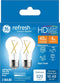 GE Refresh LED Light Bulbs, 40 Watt, Daylight, A15 Ceiling Fan Bulbs, Clear Finish (2 Pack)...