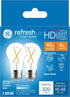 GE Refresh LED Light Bulbs, 40 Watt, Daylight, A15 Ceiling Fan Bulbs, Clear Finish (2 Pack)...