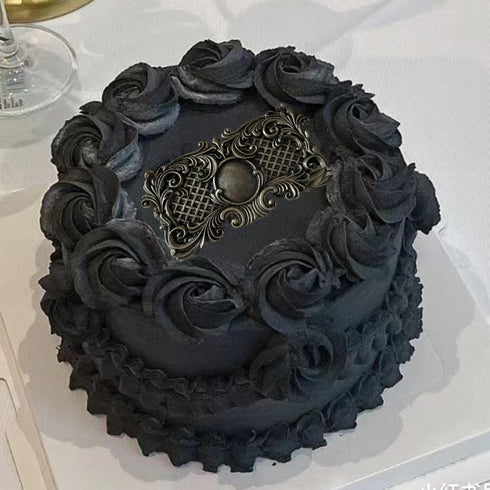 Baroque Silicone Cake Fondant Molds 3D Sculpted Scroll Border Lace Molds Relief Curlicues Candy Chocolate Molds For Cake Decorating Cupcake Topper...