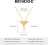 BENEIGE Pendant Necklace for Women 14K Gold Cubic Zirconia Constellation Animal Portrait Medallion Retro Necklaces…...
