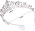 COCIDE Tiara Crystal Crowns Princess Rhinestone Crown with Combs Bride Headbands Bridal Wedding Prom Birthday Party Hair Accessories Jewelry for W...