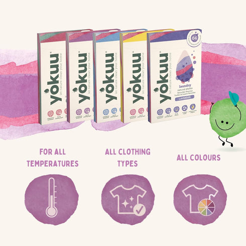 Probiotic Laundry Sheets | 64 loads | Cherry Blossom Scented Washing Sheets | Travel Washing Detergent | Eco Laundry Detergent Sheets...