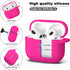 R-fun Compatible with AirPods 3 Case Cover, Silicone Protective Accessories Skin with Keychain Compatible with Apple AirPod 3rd Generation 2021 fo...