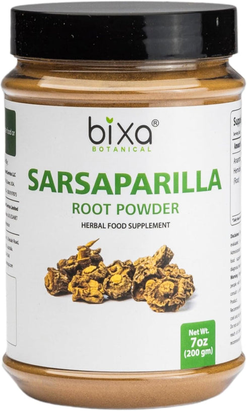 bixa BOTANICAL Sarsaparilla Root Powder | HEMIDESMUS INDICUS | Anantmool | 200 Grams / 7 OZ | Ayurvedic Herbal Supplement | Gluten Free, Non-GMO, ...