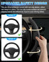 Custom-Fit for Tesla Steering Wheel Cover, Tesla Model Y / 3 Suede Steering Wheel Cover, Non-Slip, Breathable, Durable, Tesla Model Y / 3 Accessor...