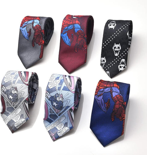 Famous American Anime Character Tie Men's Classcie Necktie...