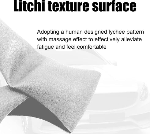1 PC Car D Shape Steering Wheel Cover, Non-Slip Silicone Steering Wheel Protector Cover, All Seasons, Suitable for D Shape Flat Bottom Steering Wh...