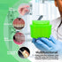 Colorful Plastic Dental Orthodontic Retainer Container Cleaning Case,Denture Bath Box Case Cup Holder Travel, Mouthguard Storage Soaking Case...