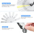 CAMWAY 2Pcs Feeler Gauge Set Stainless Steel Metric/Inch 32 Straight Blade Steel Feeler Gauge,16pcs Feeler Gauge and 45º Blades Offset for Measuri...